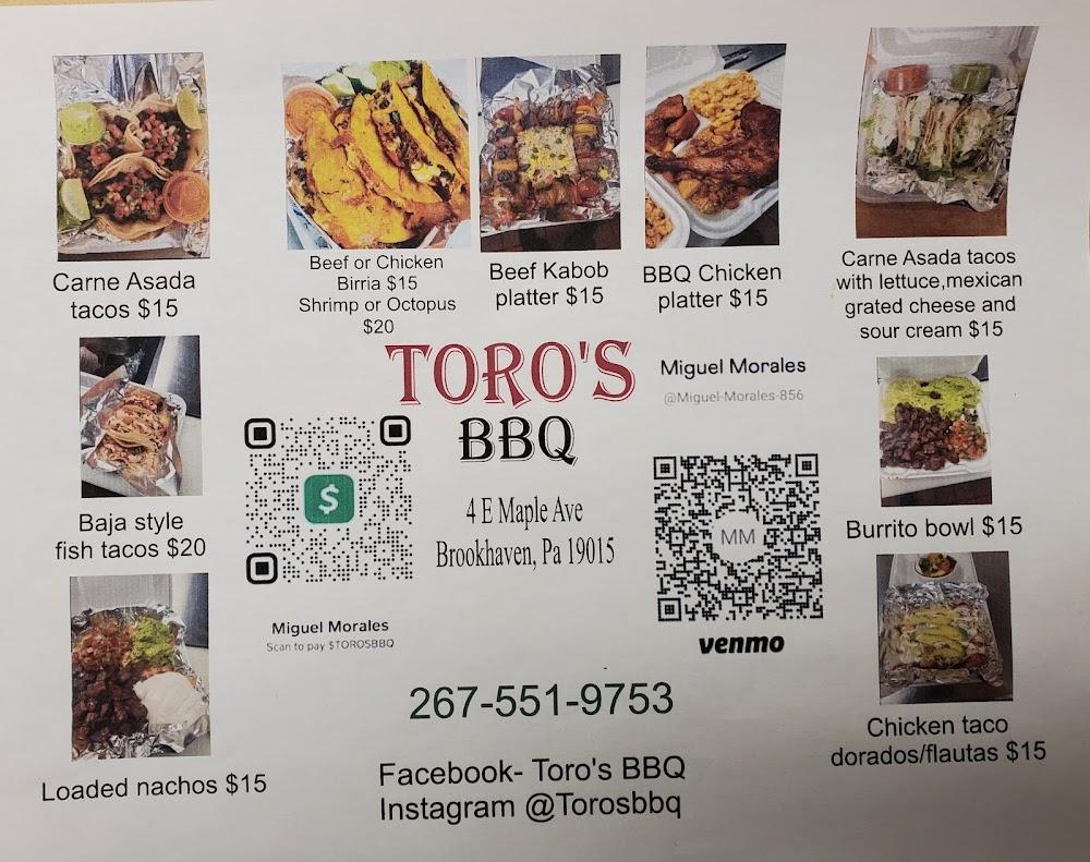 Toro's BBQ Menu image 1