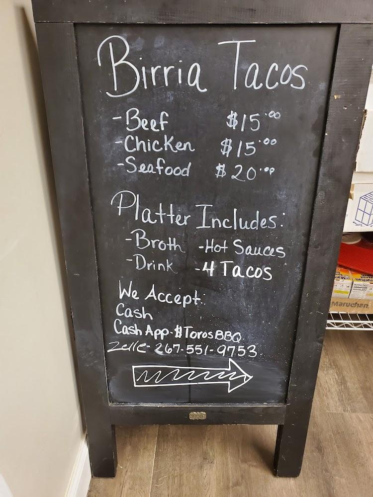 Toro's BBQ Menu image 2